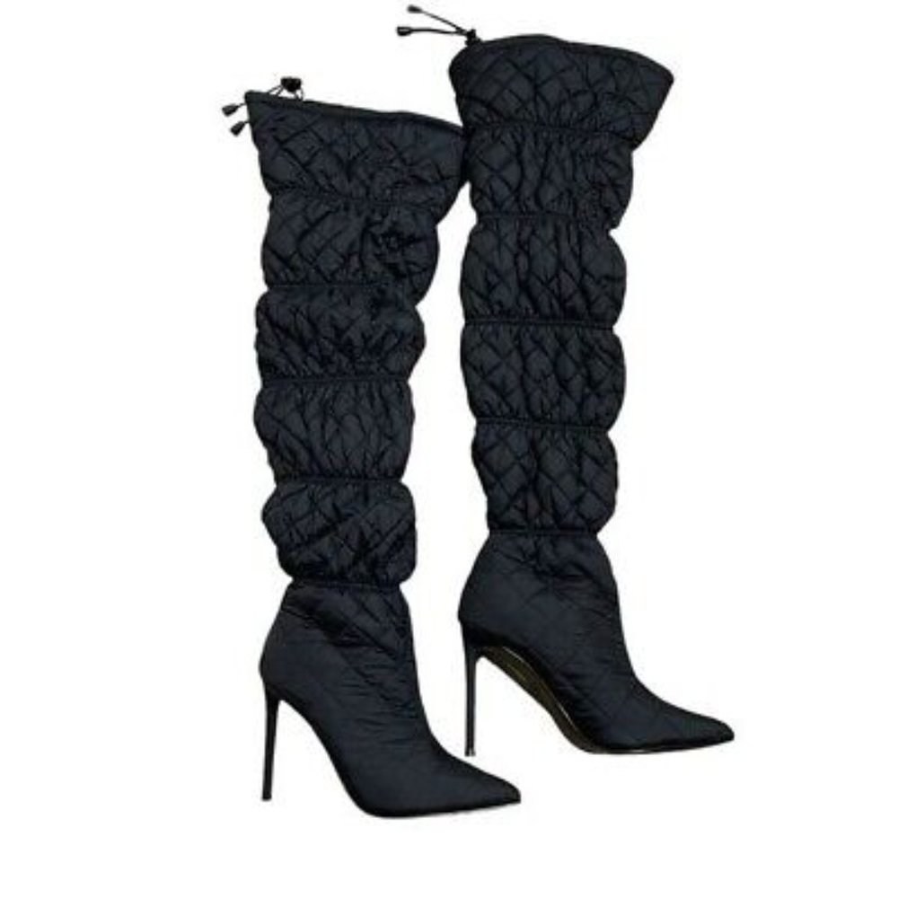 STEVE MADDEN Silhouette Quilted Over the Knee Boot